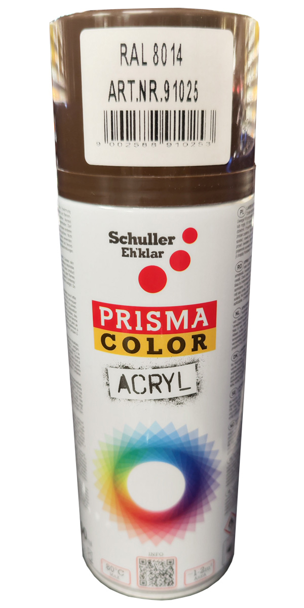 BARVNI SPREJ SEPIA RJAVA 91025 AKRILNI RAL.: 8014