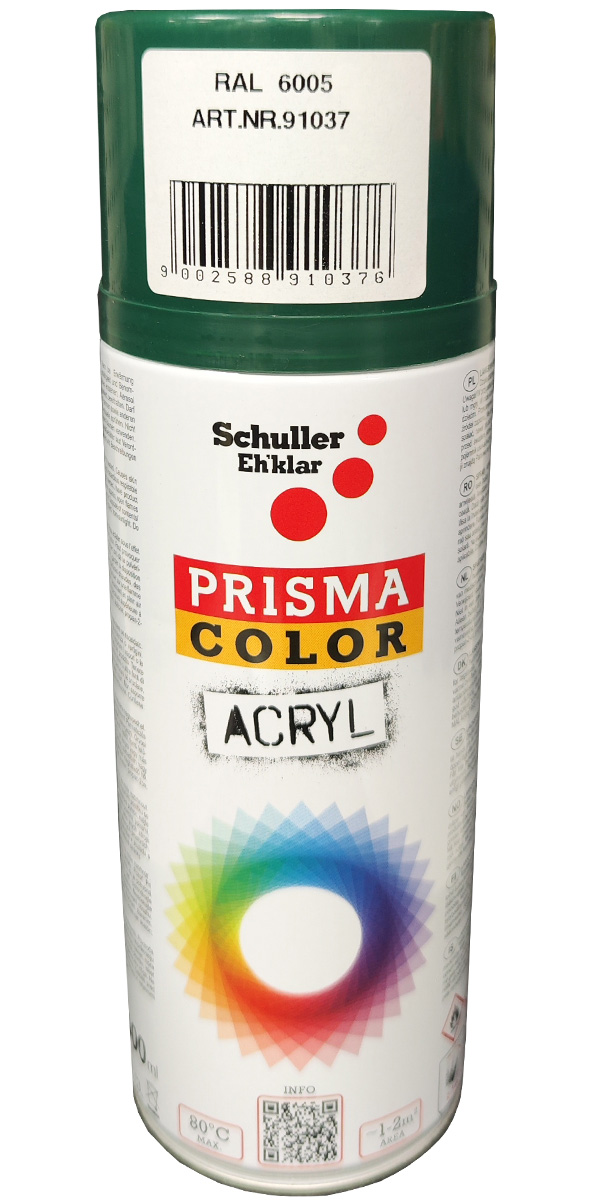 BARVNI SPREJ ZELENA 91037 RAL.: 6005 400ML
