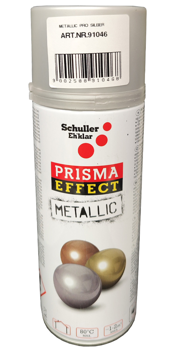 BARVNI SPREJ SREBRNA 91046 AKRILNI METAL 400 ML