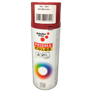 BARVNI SPREJ PUR PUR RDEČA 91301 AKRILNI RAL 3004 400 ML