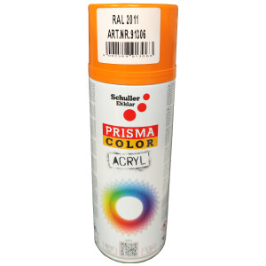 BARVNI SPREJ GLOBOKO ORANŽNA 91306 AKRILNI RAL.: 2011 400 ML