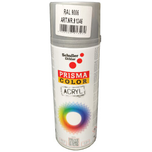 BARVNI SPREJ ALUMINIJ BELA 91346 AKRILNI RAL.: 9006 400ML