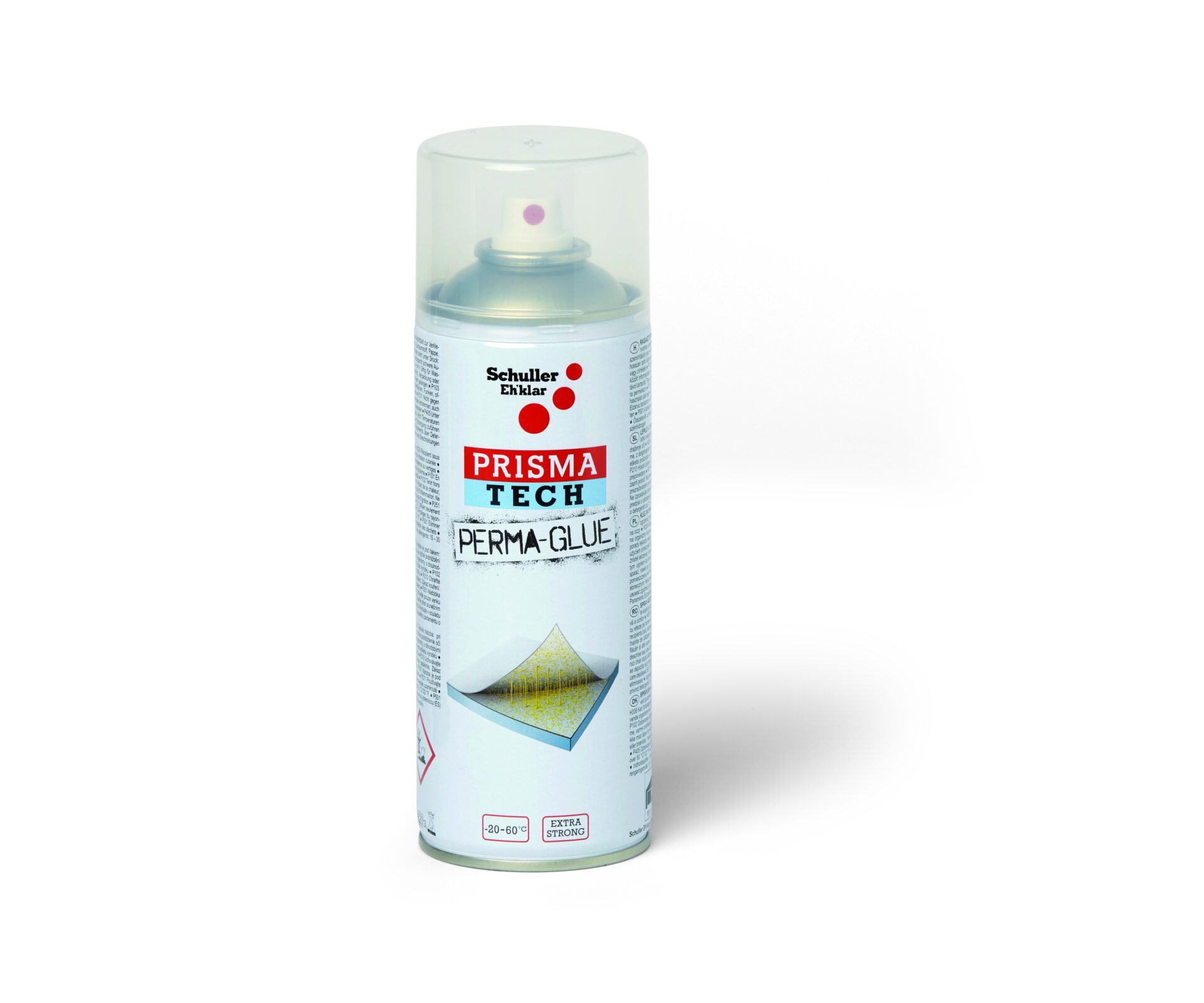 Lepilo v spreju 400 ml 91084 za hitro in učinkovito lepljenje papirja, kartona, tekstila in plastike.