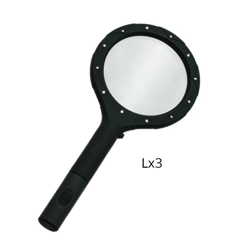 POVEČEVALNO STEKLO Z LED OSVETLITVIJO LL3