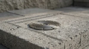 Diamantna plošča na betonski podlagi