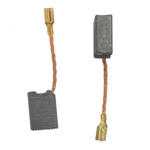 KRTAČKE ZA ELEKTROMOTOR 6,3 X 10 X 15 mm nadomestne grafitne oglene ščetke z integrirano vzmetjo in kontaktom za hitro popravilo ročnega električnega orodja.