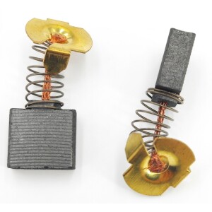 KRTAČKE ZA ELEKTROMOTOR 7 X 18 X 16 mm nadomestne oglene ščetke z integrirano vzmetjo in bakreno pletenico za popravilo ter obnovo elektromotorjev priznanih znamk orodja.