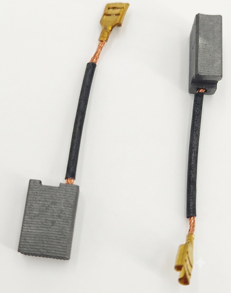 KRTAČKE ZA ELEKTROMOTOR 8 X 14 X 20 mm nadomestne grafitne oglene ščetke z integrirano vzmetjo in kontaktom za hitro popravilo ročnega električnega orodja.
