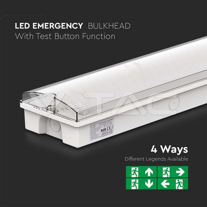 LED VARNOSTNA ZASILNA SVETILKA 3W 6400K 7687