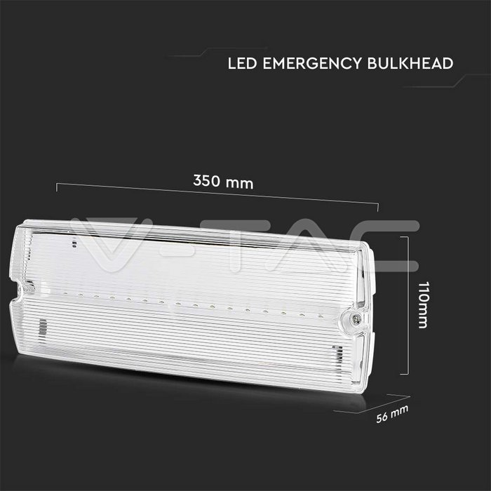 LED VARNOSTNA ZASILNA SVETILKA 3W 6400K 7687